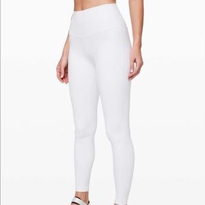 Lululemon align pant 25” white size 6